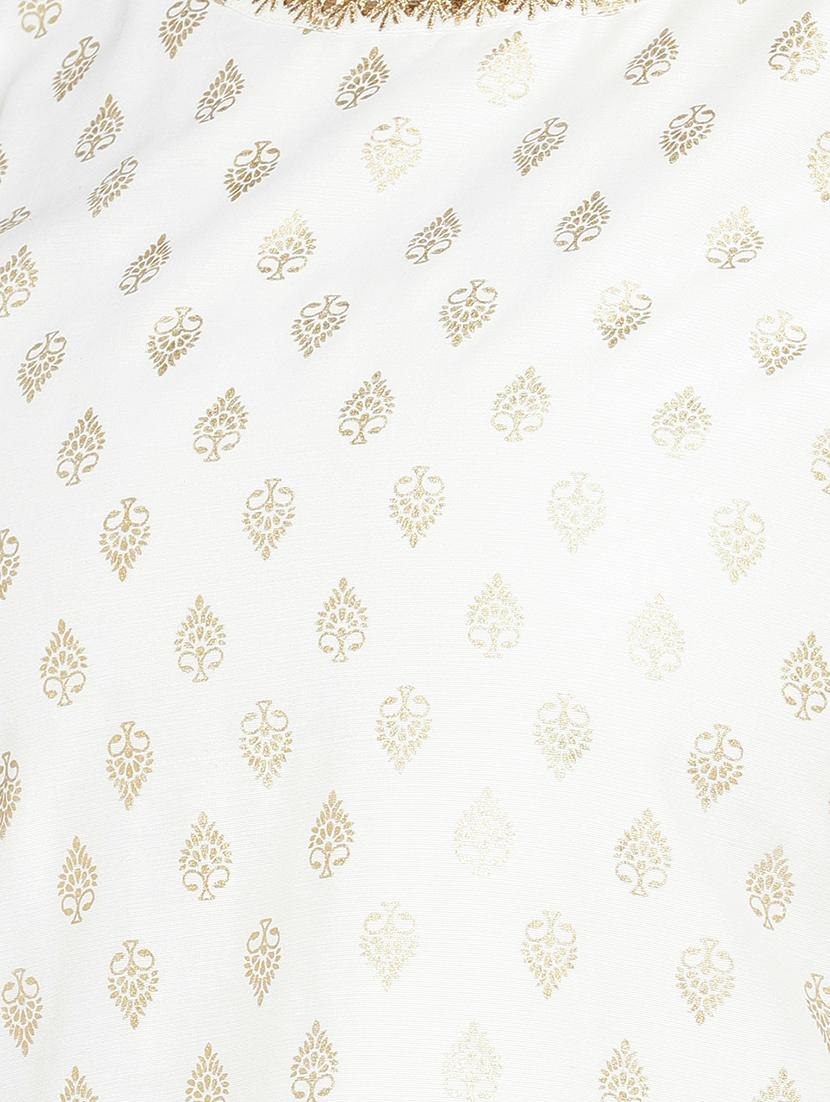 gold print straight kurta - 16890823 - Zoom Image - 4