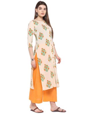 floral kurta palazzo set - 16890962 - Standard Image - 2