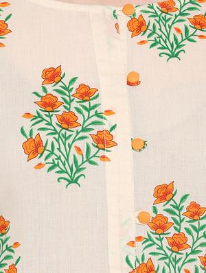 floral kurta palazzo set - 16890962 - Standard Image - 4
