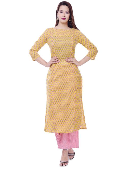 floral kurta palazzo set - 16890967 - Standard Image - 1