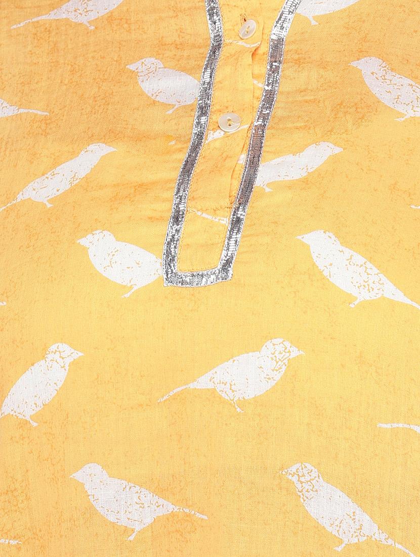 conversational asymmetric kurta - 16891246 - Zoom Image - 4