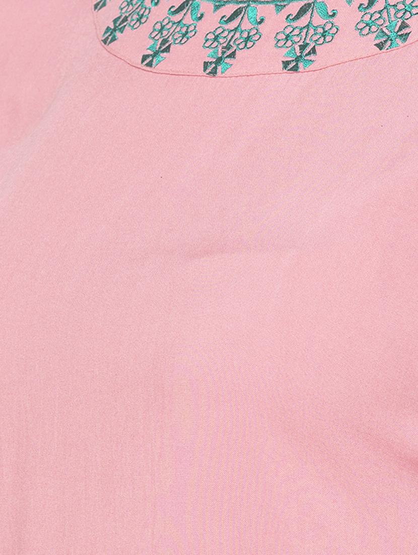 solid straight kurta - 16891269 - Zoom Image - 4
