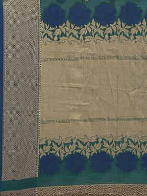 raw silk banarasi saree with blouse - 16891323 - Standard Image - 4