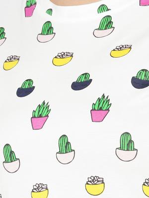 round neck quirky tee - 16891426 - Standard Image - 5