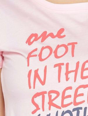 knot detail slogan tee - 16891459 - Standard Image - 5