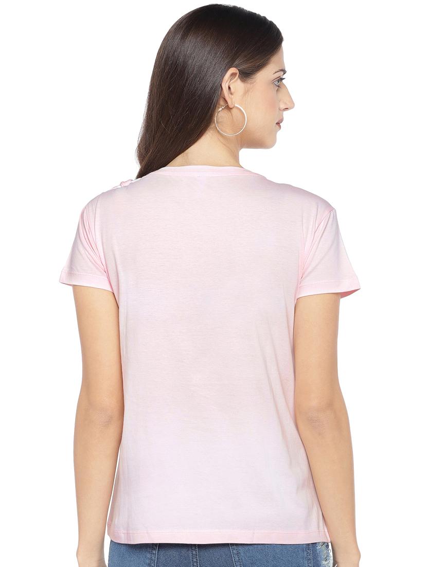 knot detail slogan tee - 16891459 - Zoom Image - 3