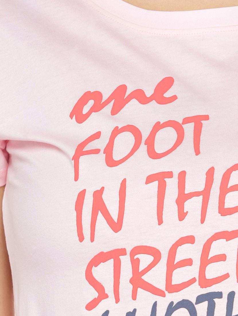 knot detail slogan tee - 16891459 - Zoom Image - 5