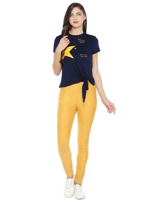 tie front crop tee - 16891461 - Standard Image - 4