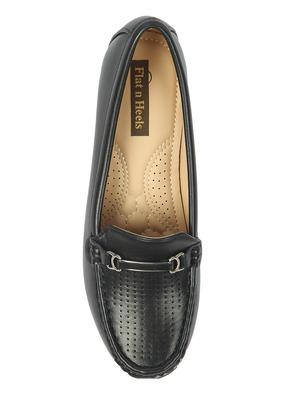 black slip on loafers - 16892203 - Standard Image - 4