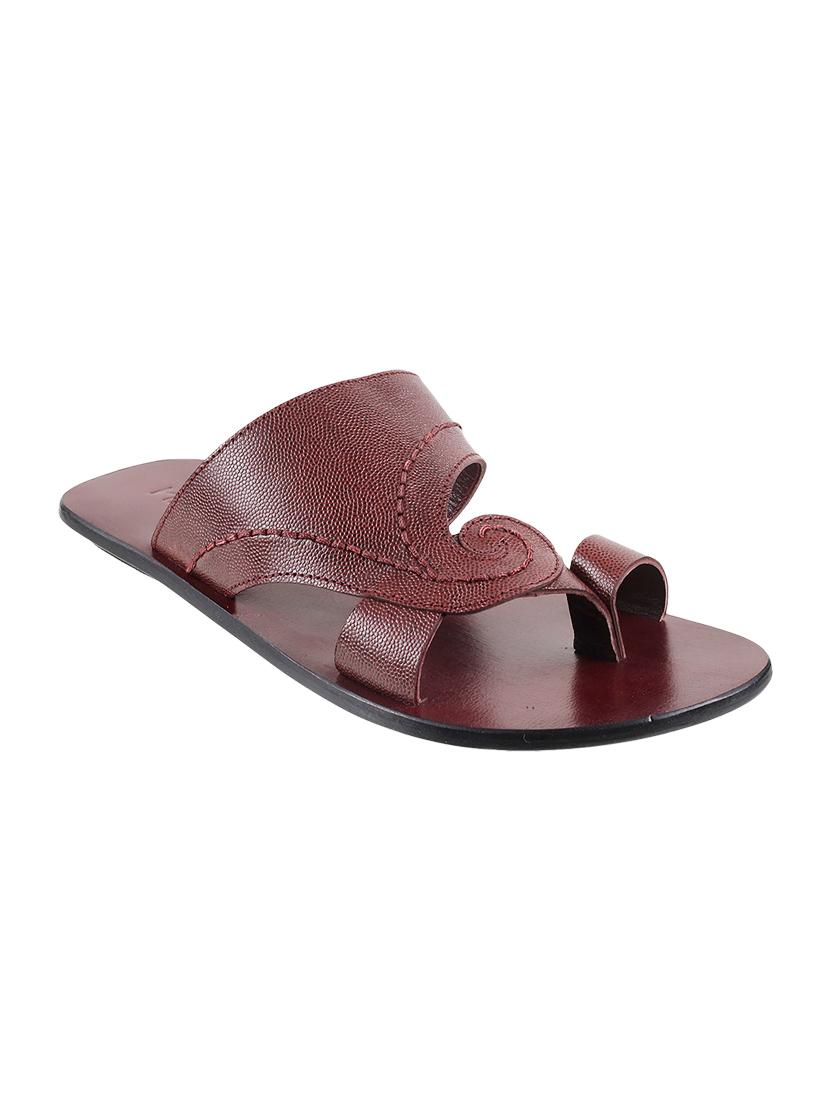 maroon slip on slippers - 16892294 - Zoom Image - 1