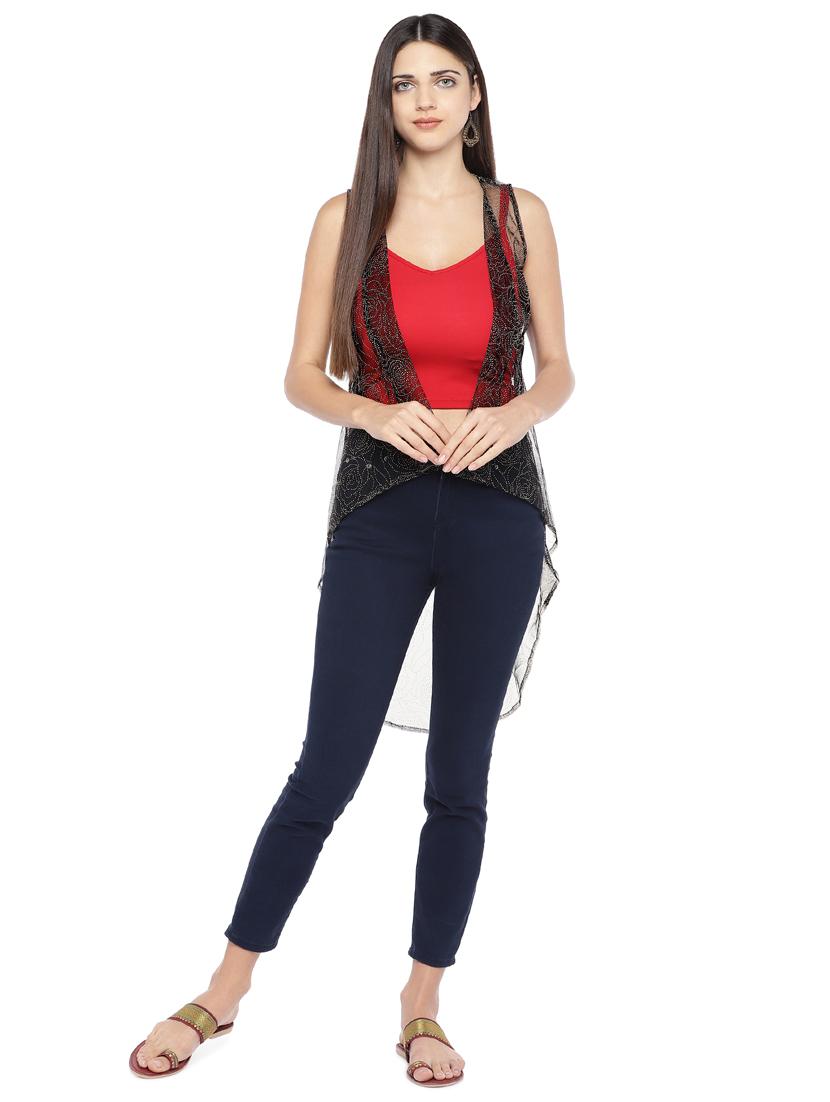 high low embellished shrug - 16893079 - Zoom Image - 4