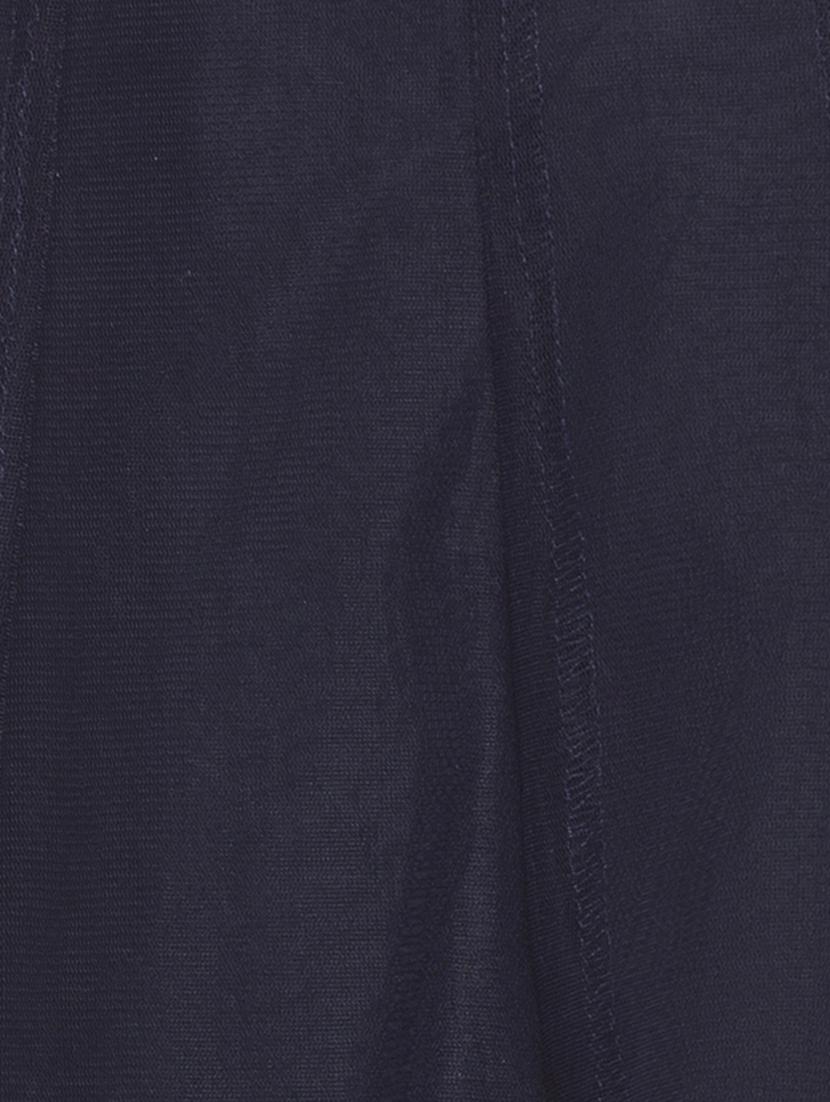 navy blue cotton flared skirt - 16893173 - Zoom Image - 5