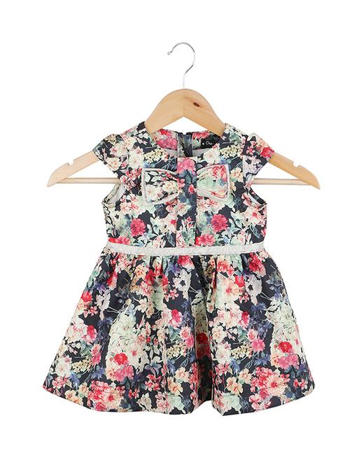 multi colored polyester frock - 16893178 - Very Small Image - 1