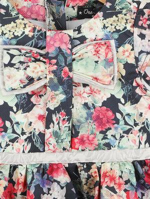 multi colored polyester frock - 16893178 - Standard Image - 3