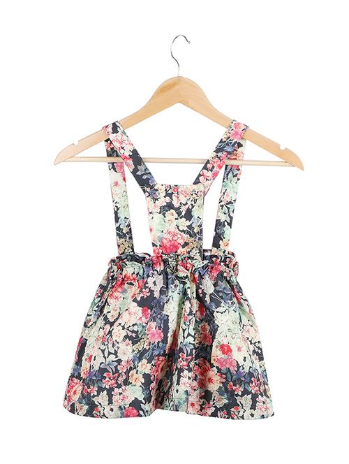 multi colored polyester frock - 16893179 - Standard Image - 1