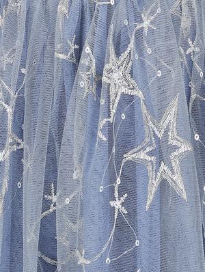 blue polyester aline skirt - 16893183 - Standard Image - 3
