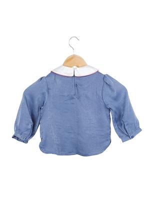 blue polyester regular top - 16893186 - Standard Image - 2