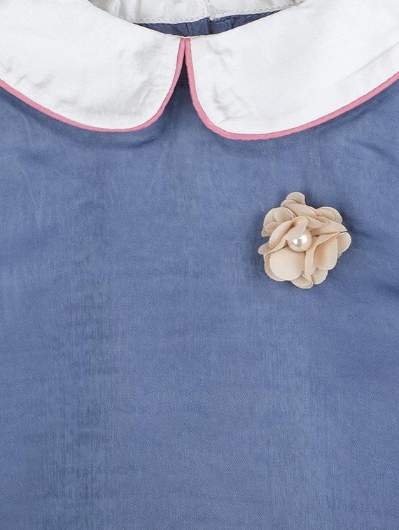 blue polyester regular top - 16893186 - Zoom Image - 3