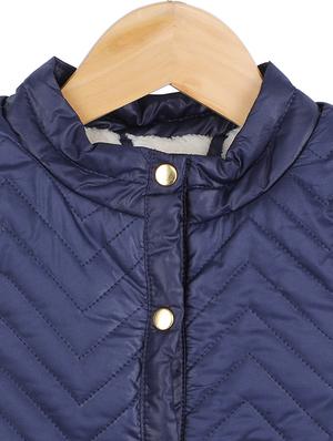 navy blue polyester regular jackets - 16893191 - Standard Image - 3