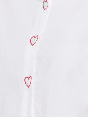 short sleeved embroidered shirt - 16893335 - Standard Image - 5