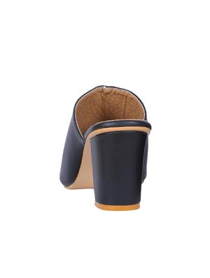 black slip on sandals - 16893458 - Standard Image - 3