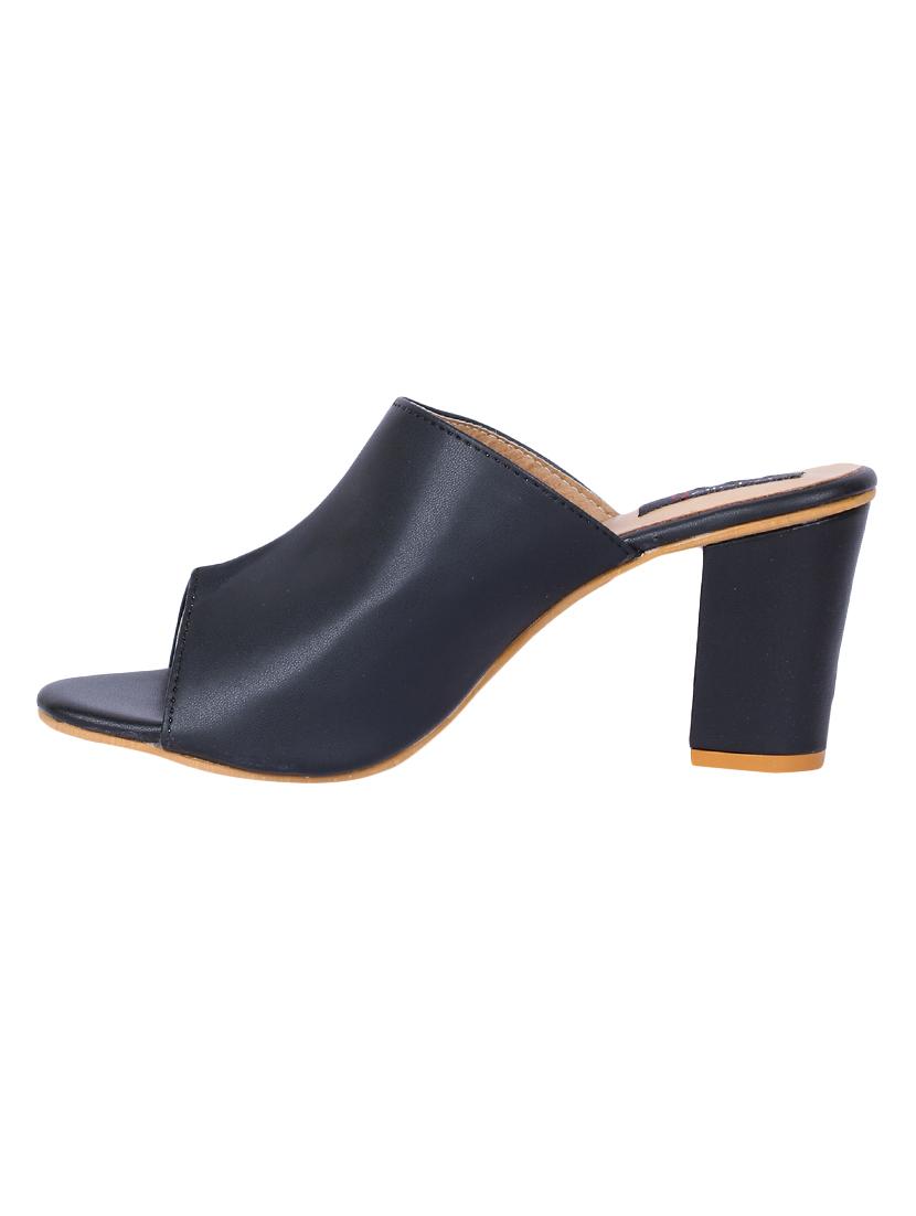 black slip on sandals - 16893458 - Zoom Image - 2