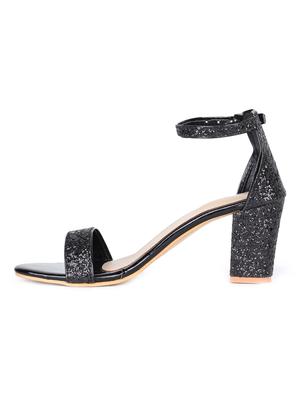 black ankle strap sandals - 16893678 - Standard Image - 2