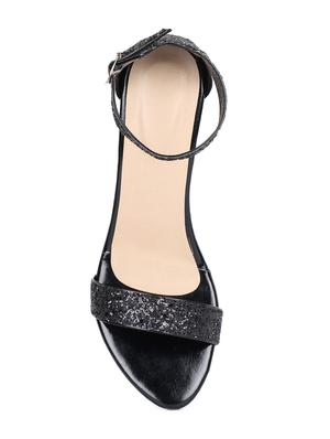 black ankle strap sandals - 16893678 - Standard Image - 4