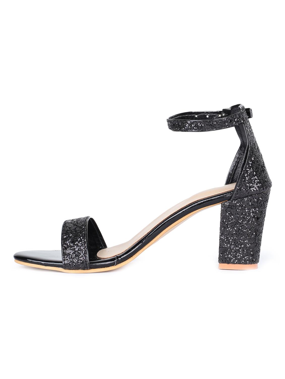 black ankle strap sandals - 16893678 - Zoom Image - 2