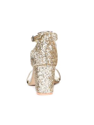 gold ankle strap sandals - 16893679 - Standard Image - 3