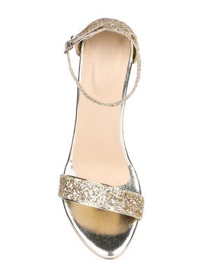gold ankle strap sandals - 16893679 - Standard Image - 4