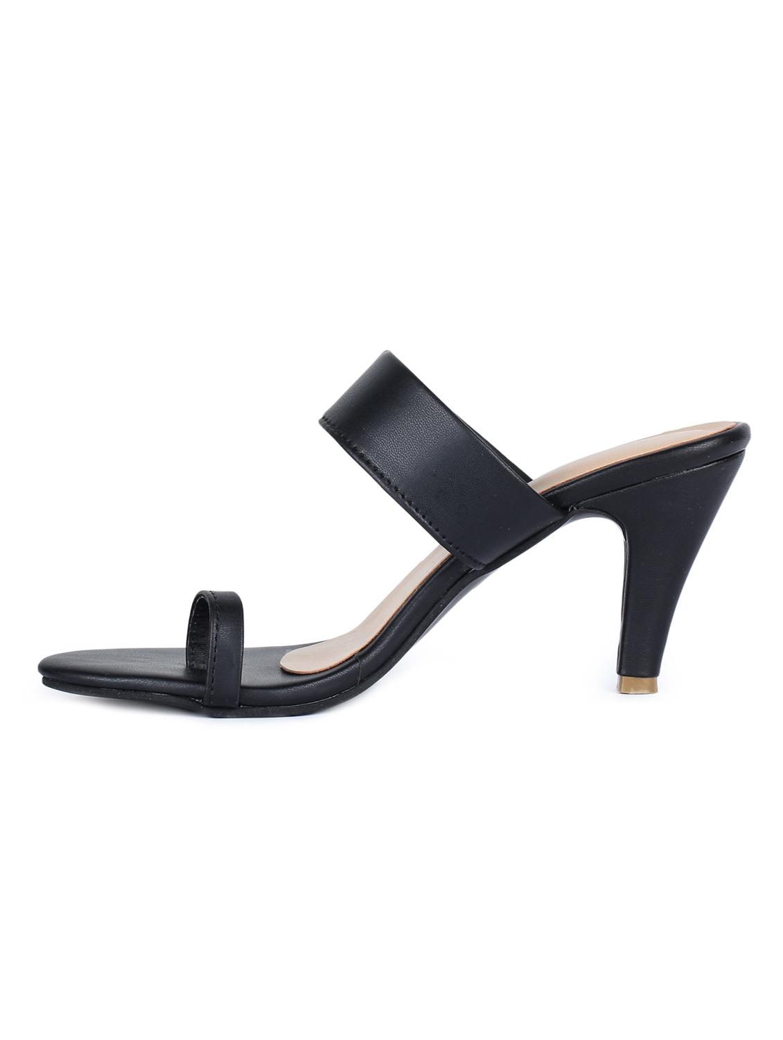 black one toe sandals - 16893684 - Zoom Image - 2