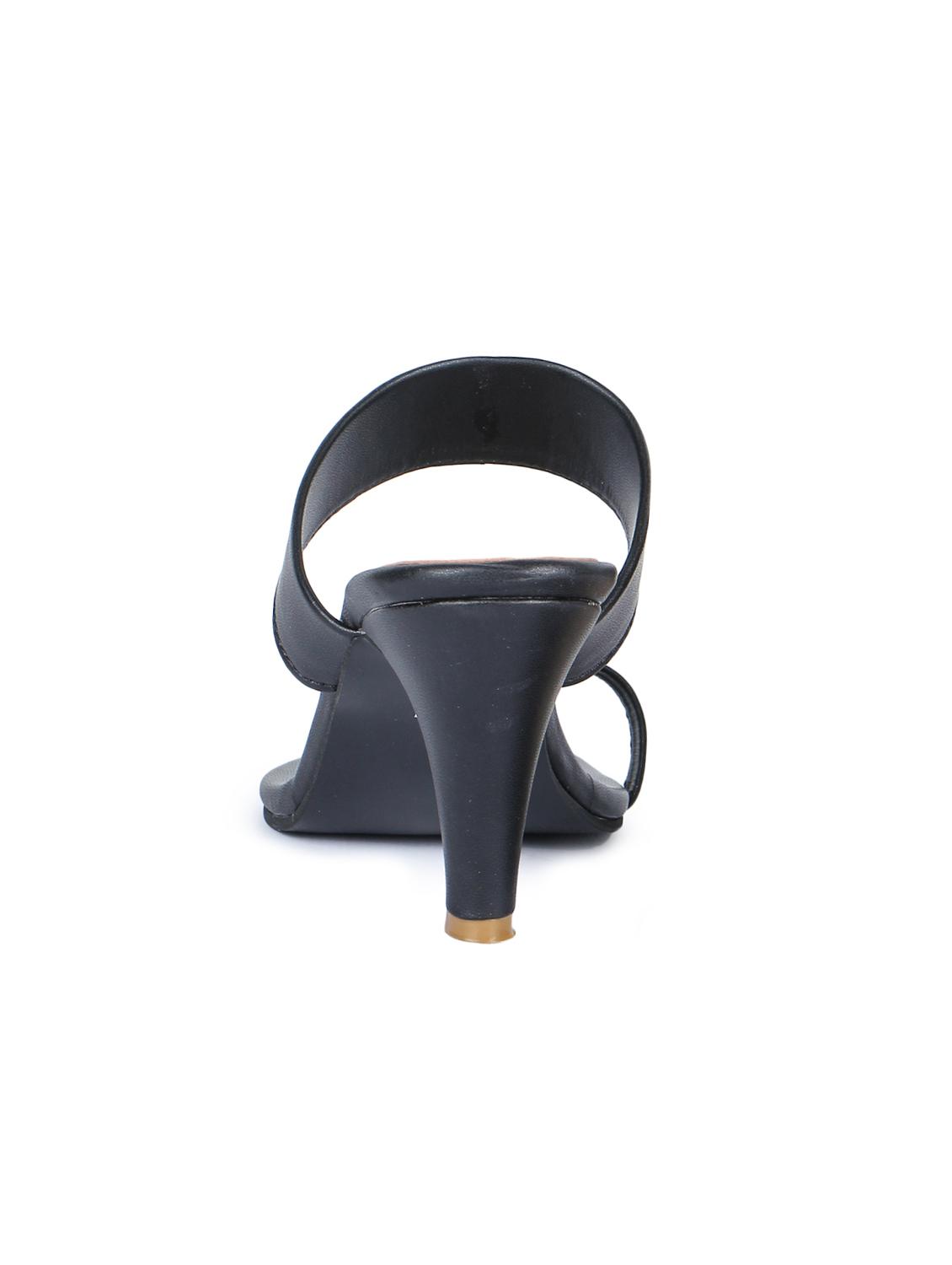 black one toe sandals - 16893684 - Zoom Image - 3