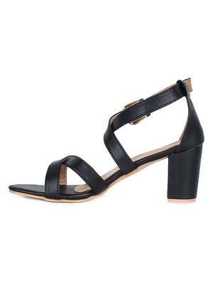 black back strap sandals - 16893687 - Standard Image - 2