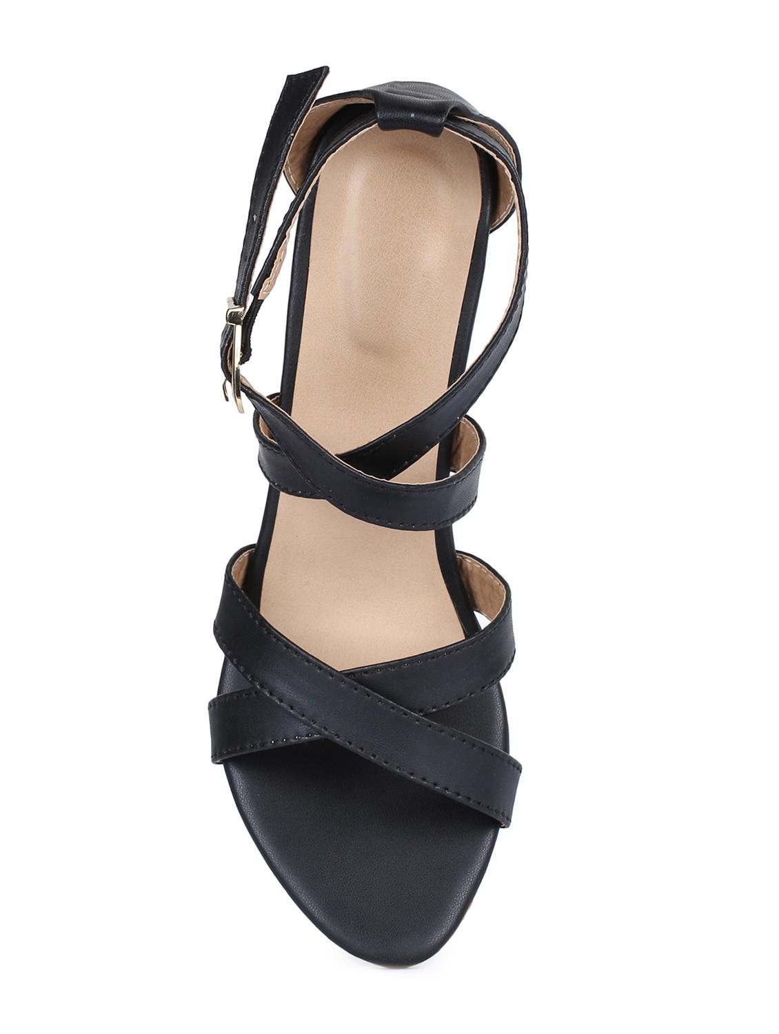 black back strap sandals - 16893687 - Zoom Image - 4