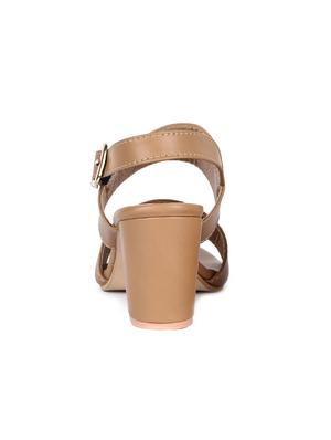 beige back strap sandals - 16893689 - Standard Image - 3