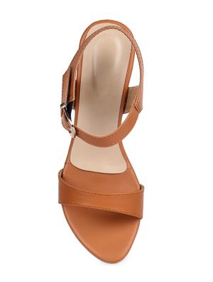 tan back strap sandals - 16893697 - Standard Image - 4
