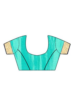 self design embroidered saree with blouse - 16894018 - Standard Image - 4