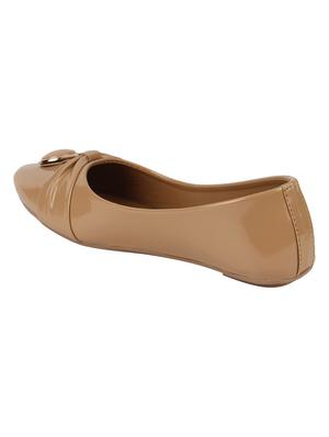beige slip on ballerinas - 16894151 - Standard Image - 3