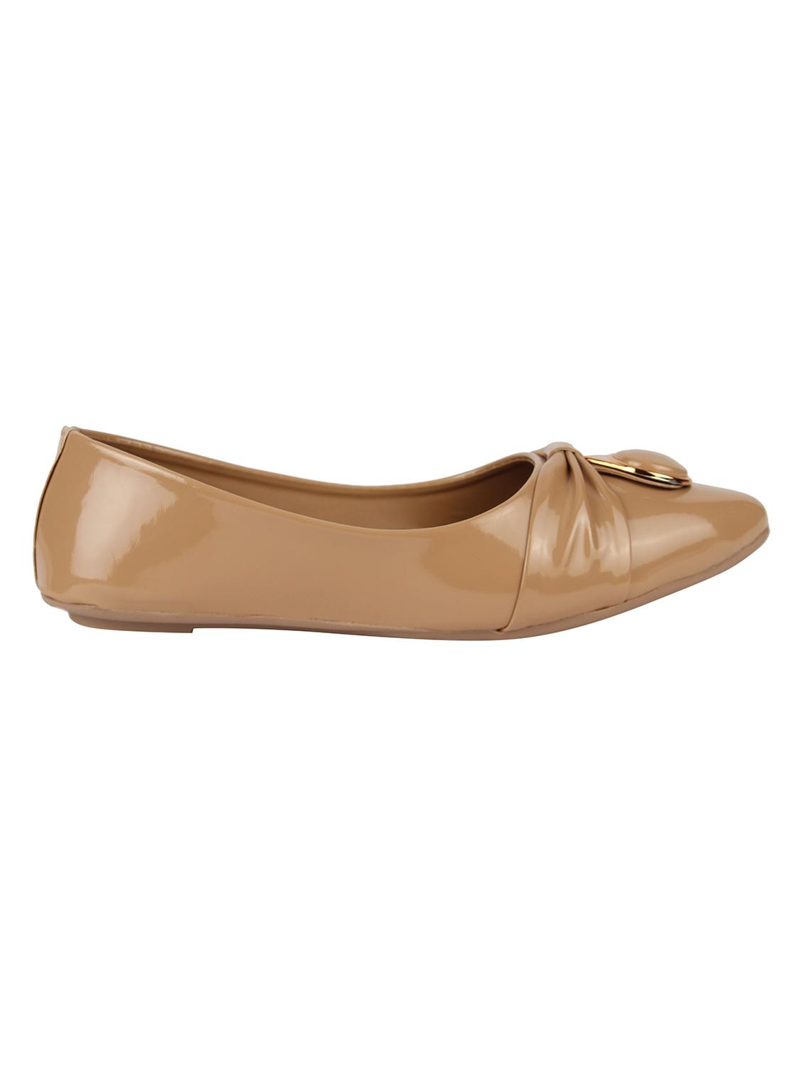 beige slip on ballerinas - 16894151 - Zoom Image - 2