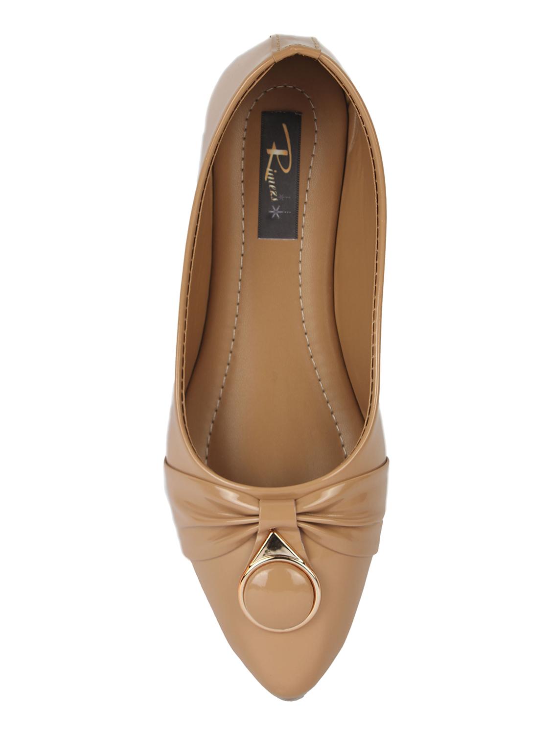 beige slip on ballerinas - 16894151 - Zoom Image - 4
