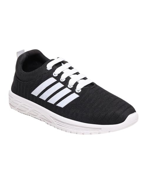 black lace up sport shoes - 16894305 - Standard Image - 1
