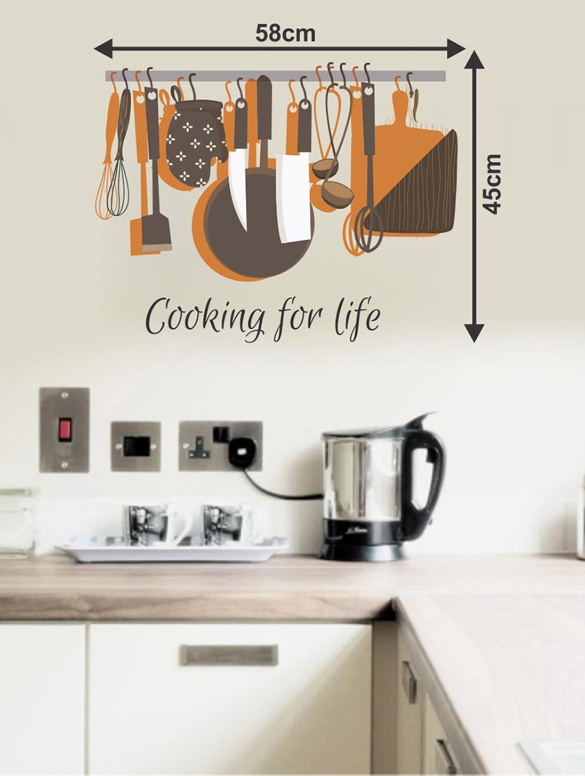 cooking for life kitchen wall sticker - 16894351 - Zoom Image - 2