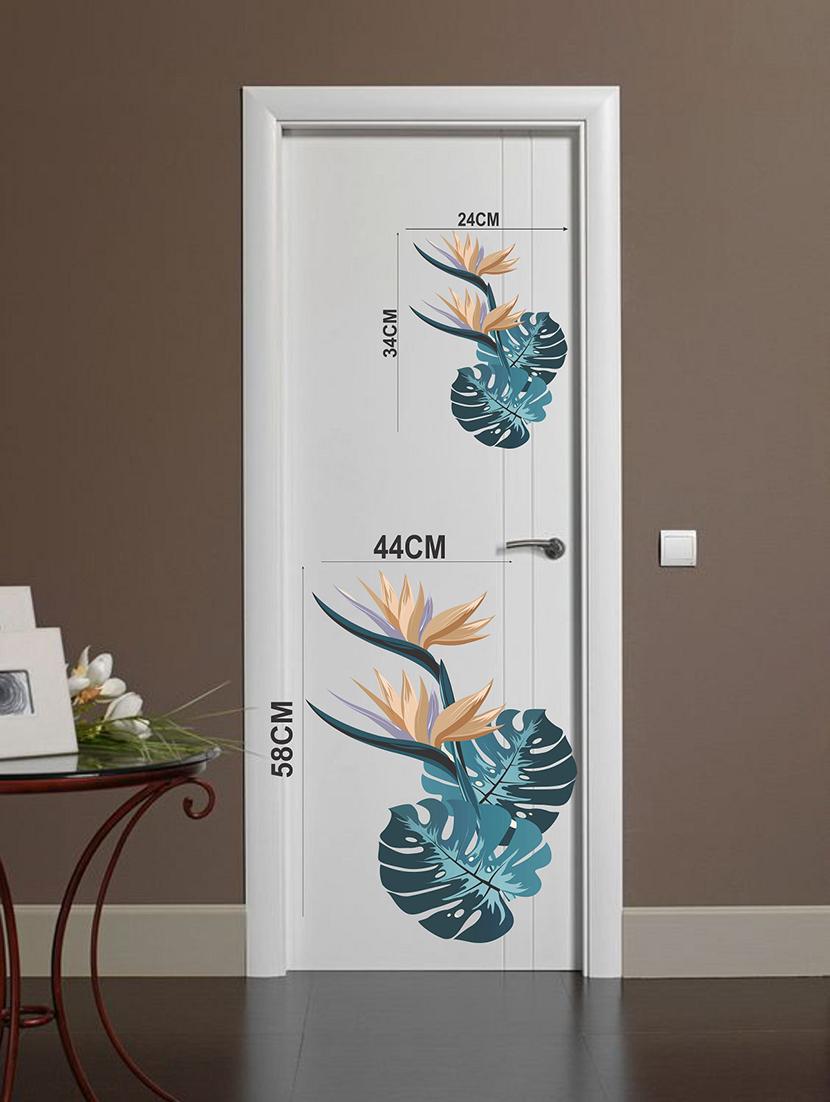 flower door wall sticker - 16894368 - Zoom Image - 2