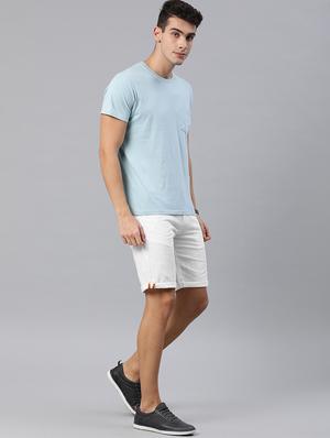 white solid bermuda shorts - 16894457 - Standard Image - 4