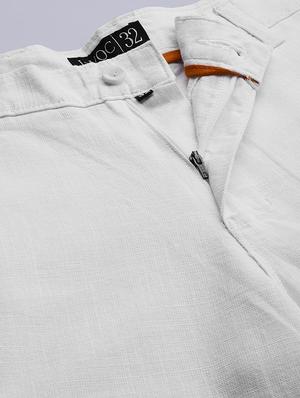 white solid bermuda shorts - 16894457 - Standard Image - 5