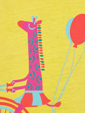 yellow cotton regular tee - 16894653 - Standard Image - 3