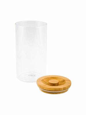 round glass jar set with bamboo lid (set of 4) - 16894877 - Standard Image - 4