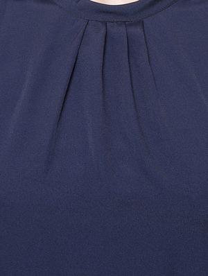 cold shoulder solid top - 16894985 - Standard Image - 4