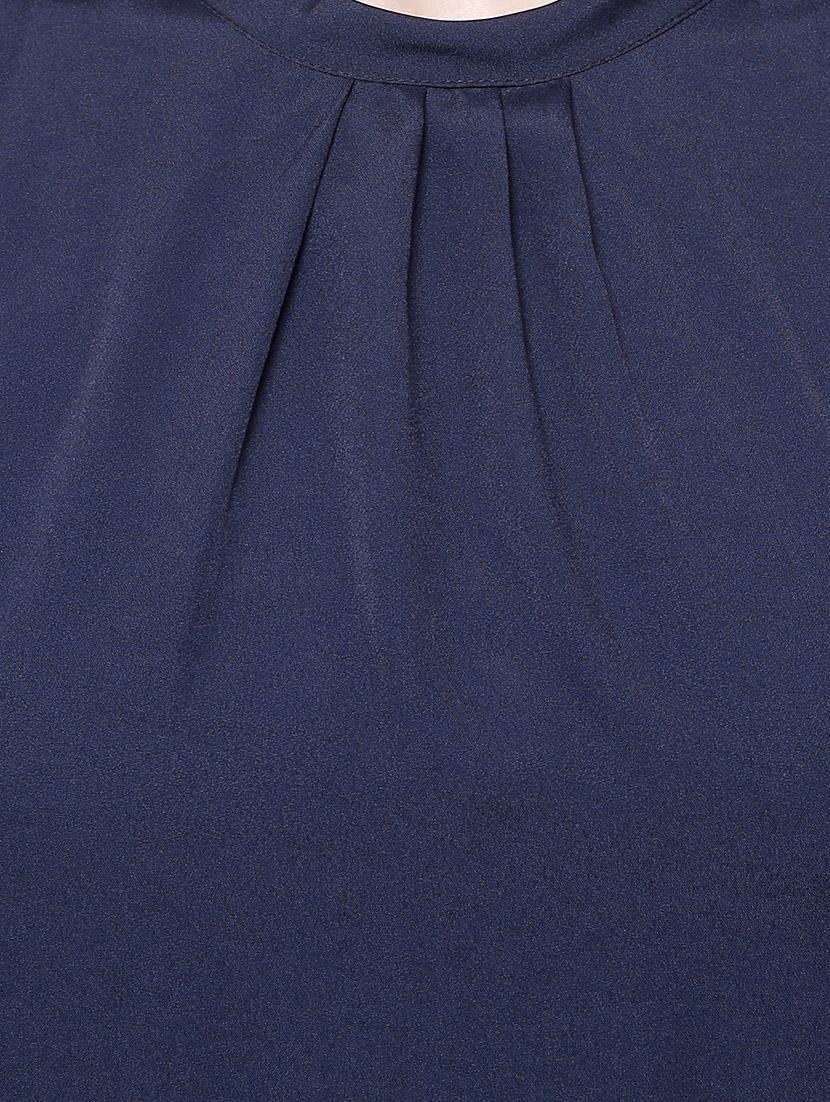 cold shoulder solid top - 16894985 - Zoom Image - 4